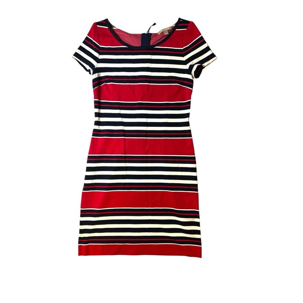 Banana Republic Short Sleeve Striped Dress Women's Size 6